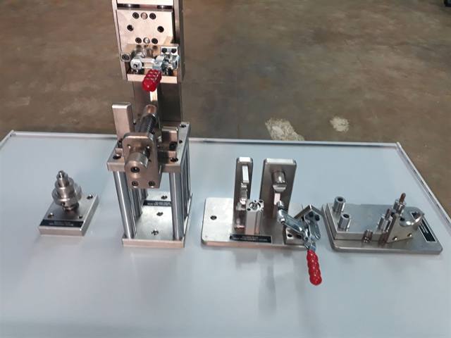 Custom jig and fixture built by SineTools