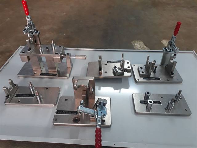 Custom jig and fixture built by SineTools